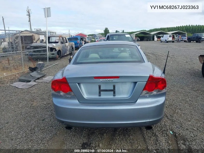 2007 Volvo C70 T5 VIN: YV1MC68267J023363 Lot: 39982148