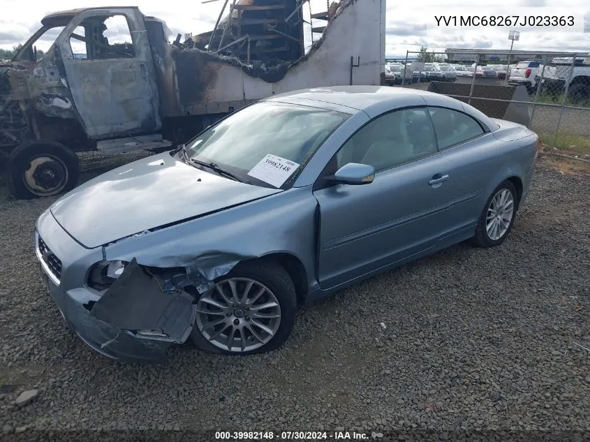 YV1MC68267J023363 2007 Volvo C70 T5