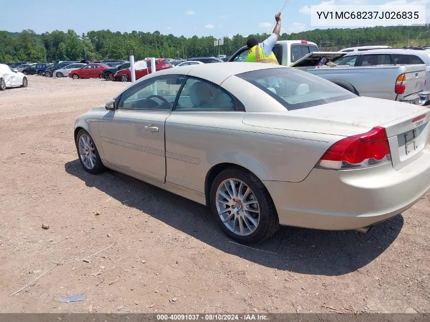 2007 Volvo C70 T5 VIN: YV1MC68237J026835 Lot: 40091037