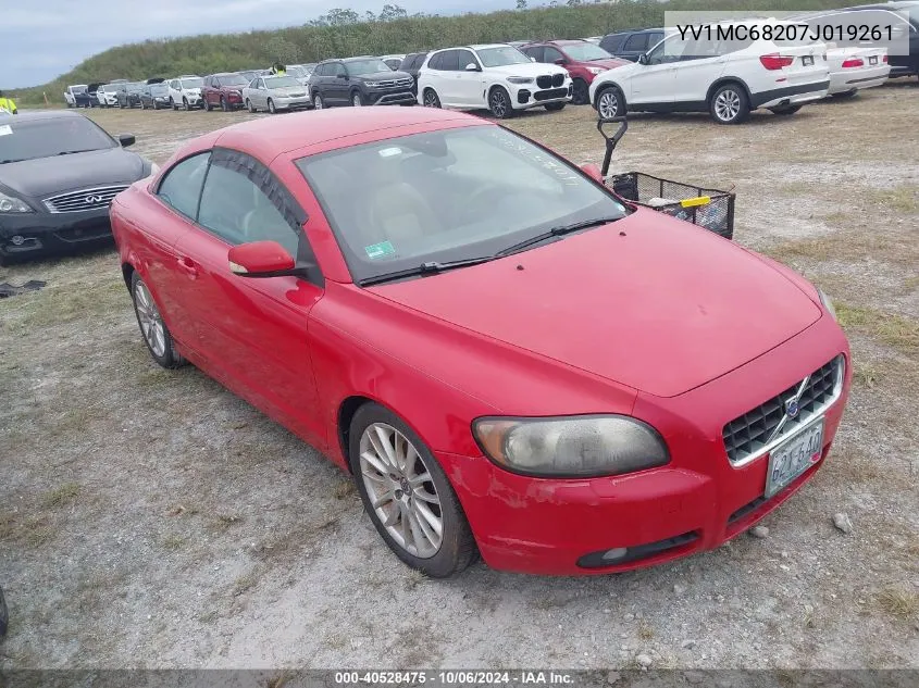 2007 Volvo C70 T5 VIN: YV1MC68207J019261 Lot: 40528475