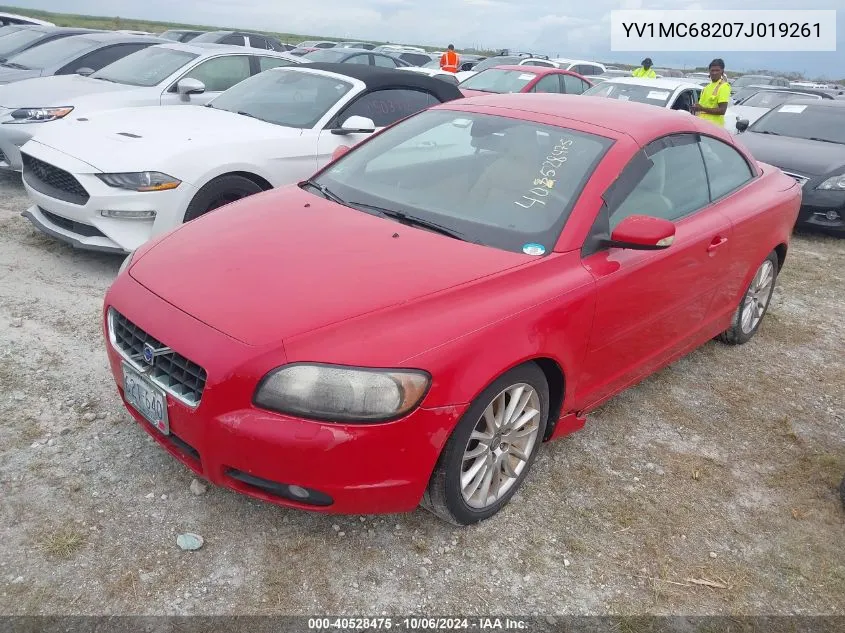 2007 Volvo C70 T5 VIN: YV1MC68207J019261 Lot: 40528475