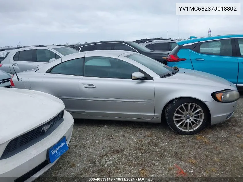 2007 Volvo C70 T5 VIN: YV1MC68237J018802 Lot: 40539149