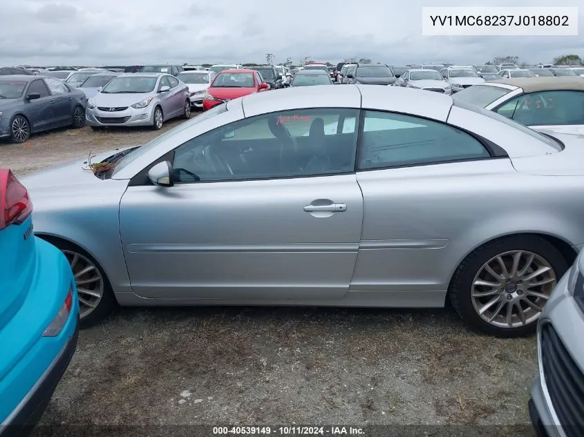 2007 Volvo C70 T5 VIN: YV1MC68237J018802 Lot: 40539149