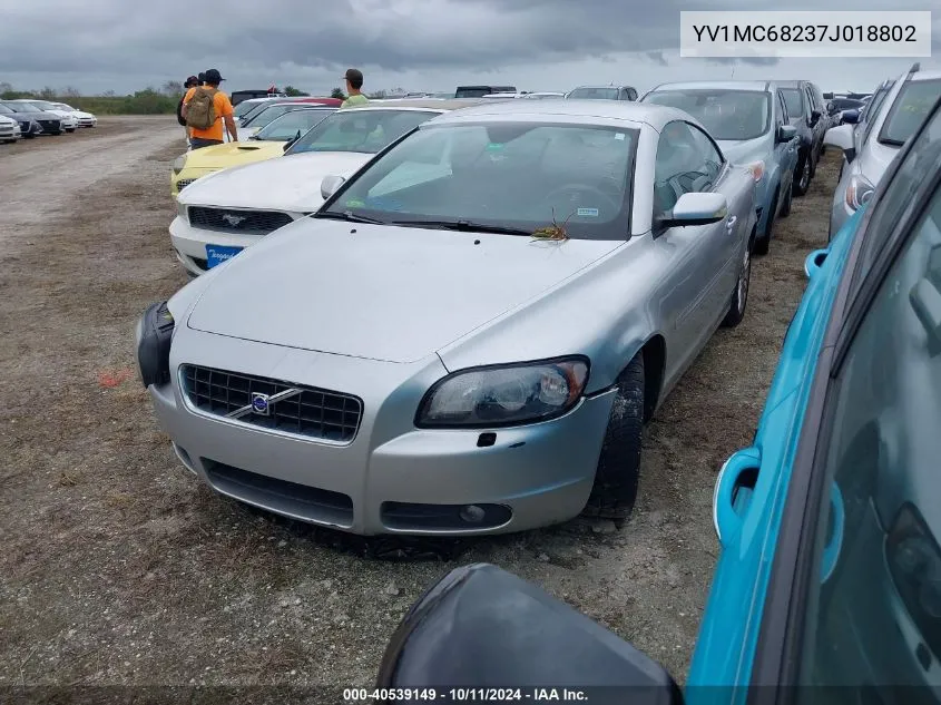 2007 Volvo C70 T5 VIN: YV1MC68237J018802 Lot: 40539149