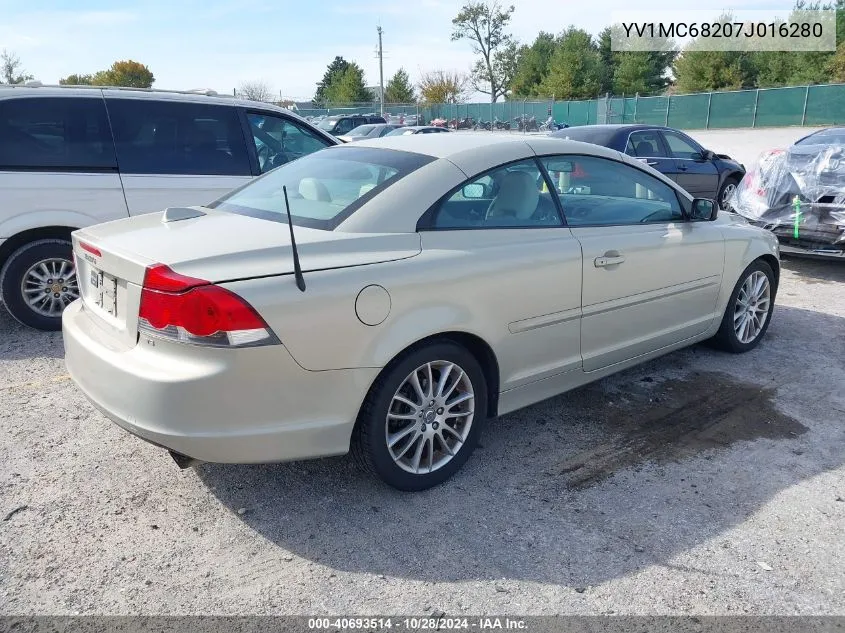 2007 Volvo C70 T5 VIN: YV1MC68207J016280 Lot: 40693514