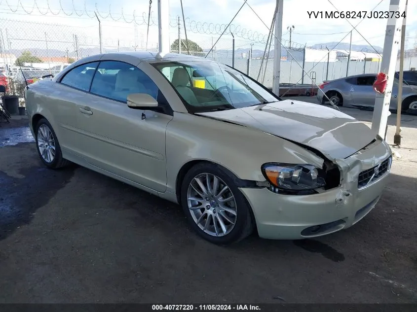 2007 Volvo C70 T5 VIN: YV1MC68247J023734 Lot: 40727220