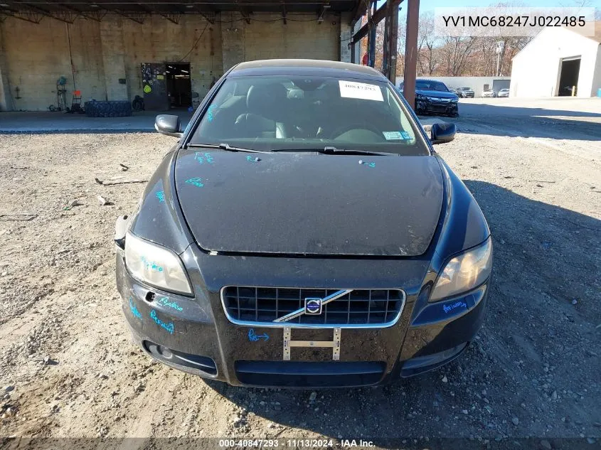 YV1MC68247J022485 2007 Volvo C70 T5