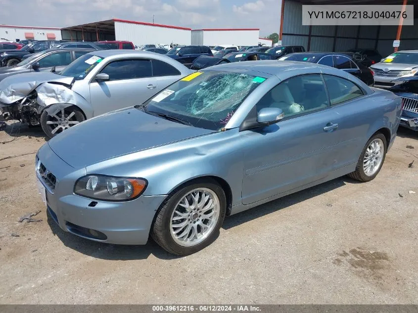 YV1MC67218J040476 2008 Volvo C70 T5