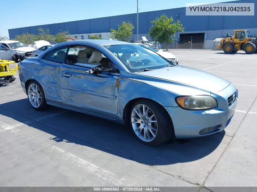 2008 Volvo C70 T5 VIN: YV1MC67218J042535 Lot: 39965562