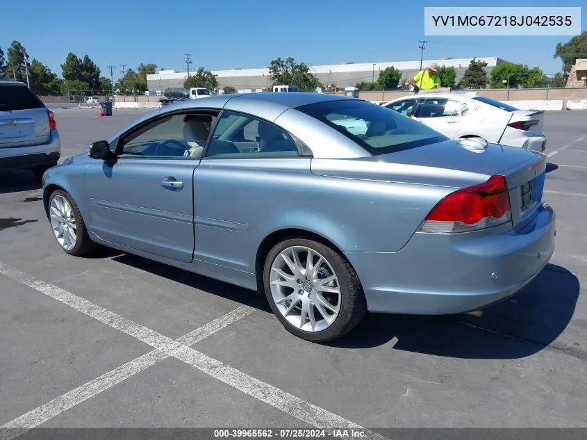 2008 Volvo C70 T5 VIN: YV1MC67218J042535 Lot: 39965562