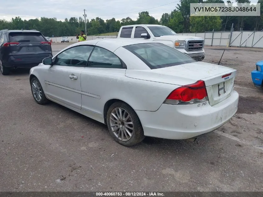 YV1MC67238J048644 2008 Volvo C70 T5