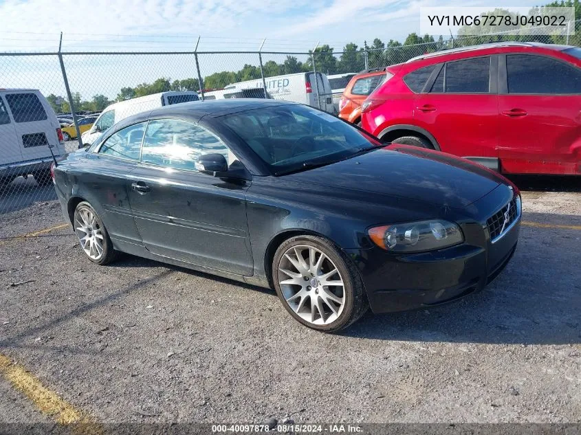 2008 Volvo C70 T5 VIN: YV1MC67278J049022 Lot: 40097878