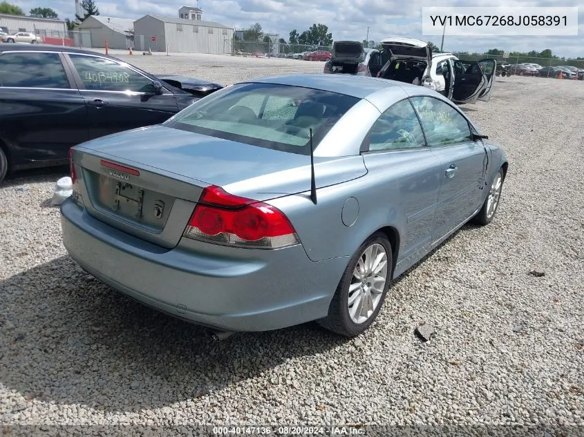 2008 Volvo C70 T5 VIN: YV1MC67268J058391 Lot: 40147136