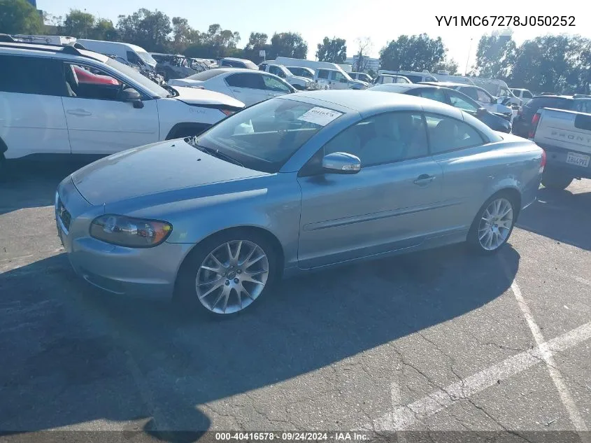 YV1MC67278J050252 2008 Volvo C70 T5