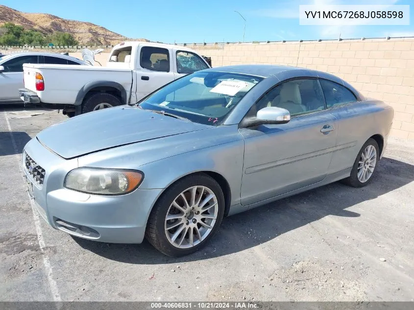 2008 Volvo C70 T5 VIN: YV1MC67268J058598 Lot: 40606831