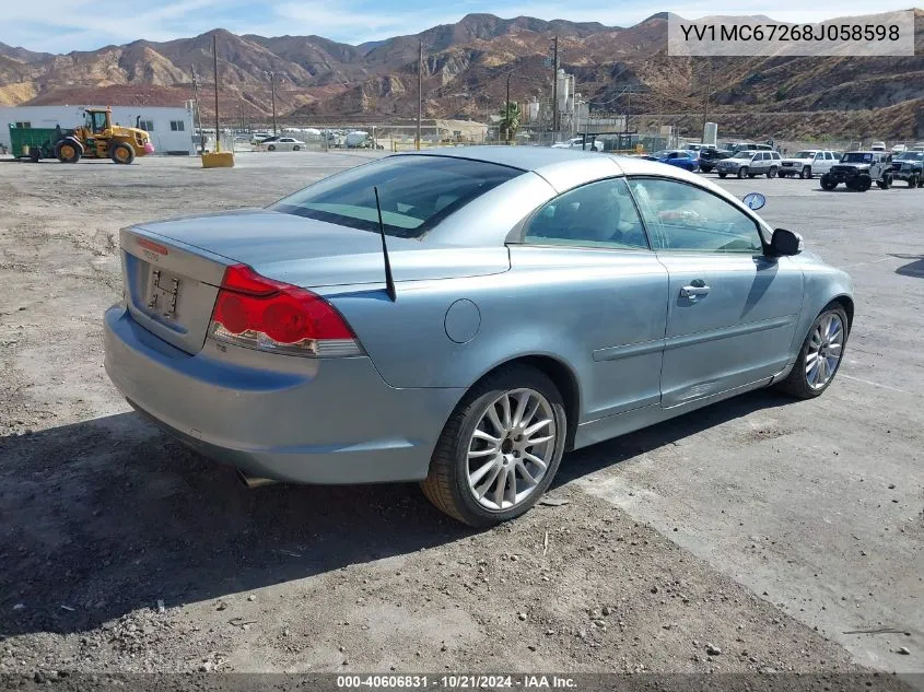 2008 Volvo C70 T5 VIN: YV1MC67268J058598 Lot: 40606831