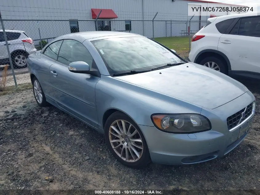 2008 Volvo C70 T5 VIN: YV1MC67268J058374 Lot: 40608188