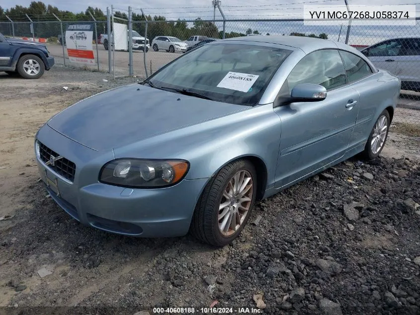 YV1MC67268J058374 2008 Volvo C70 T5