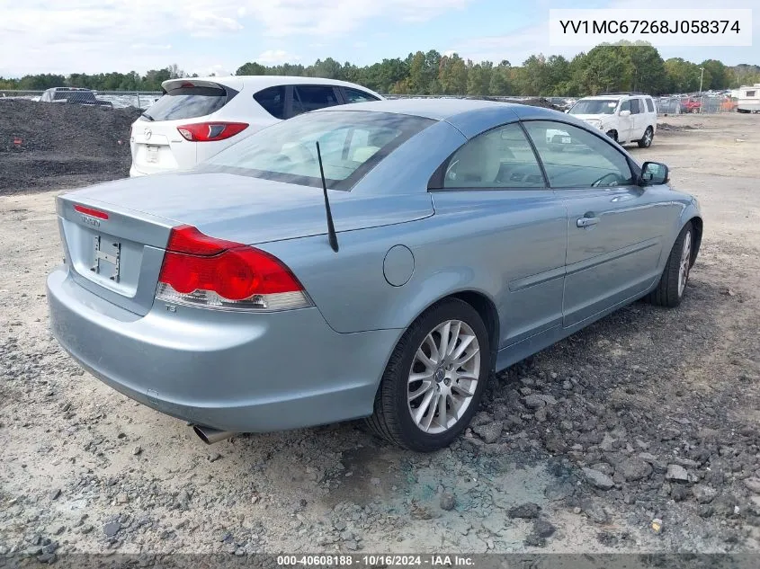 YV1MC67268J058374 2008 Volvo C70 T5