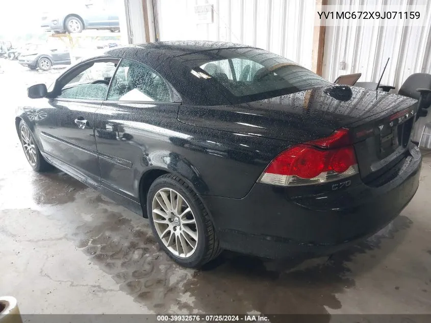 2009 Volvo C70 T5 VIN: YV1MC672X9J071159 Lot: 39932576