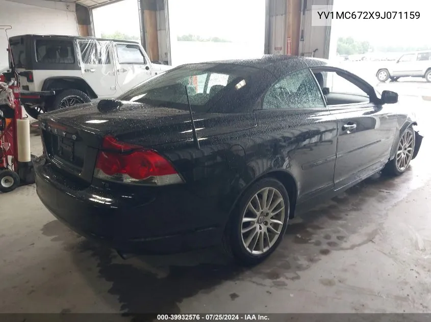 YV1MC672X9J071159 2009 Volvo C70 T5