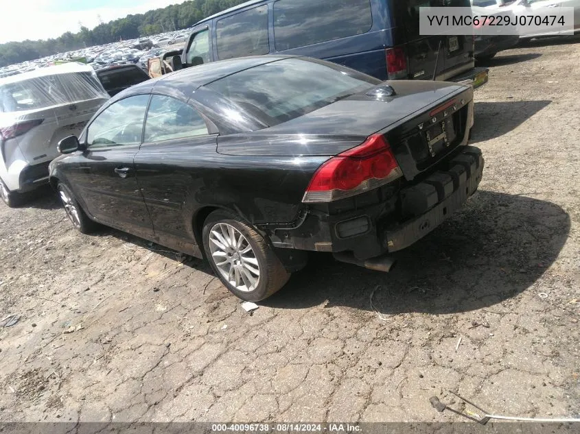 YV1MC67229J070474 2009 Volvo C70 T5