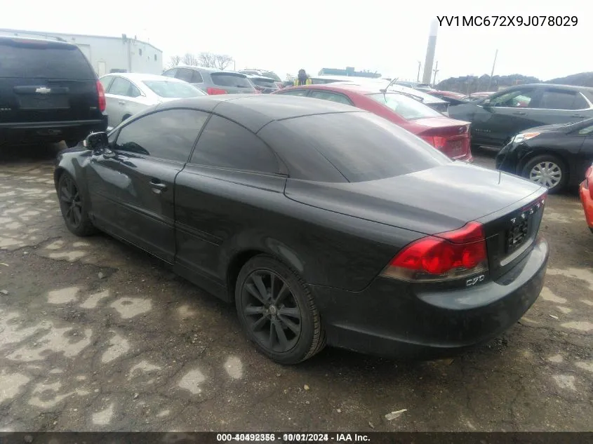 2009 Volvo C70 T5 VIN: YV1MC672X9J078029 Lot: 40492356