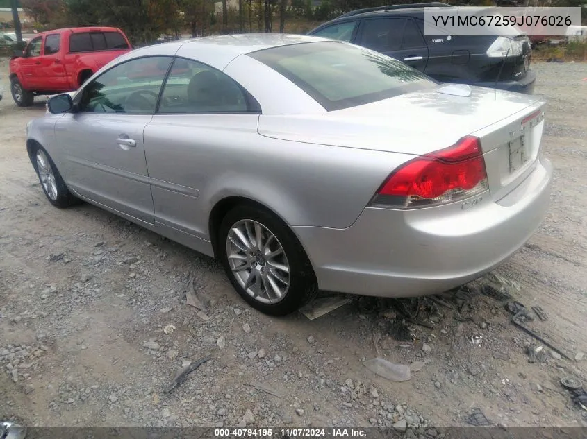 2009 Volvo C70 T5 VIN: YV1MC67259J076026 Lot: 40794195