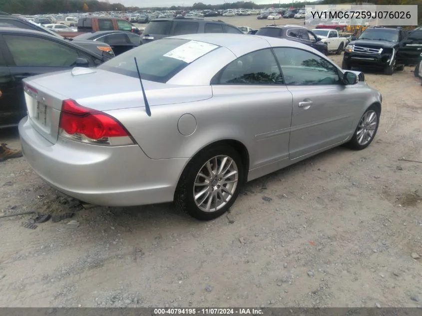 2009 Volvo C70 T5 VIN: YV1MC67259J076026 Lot: 40794195