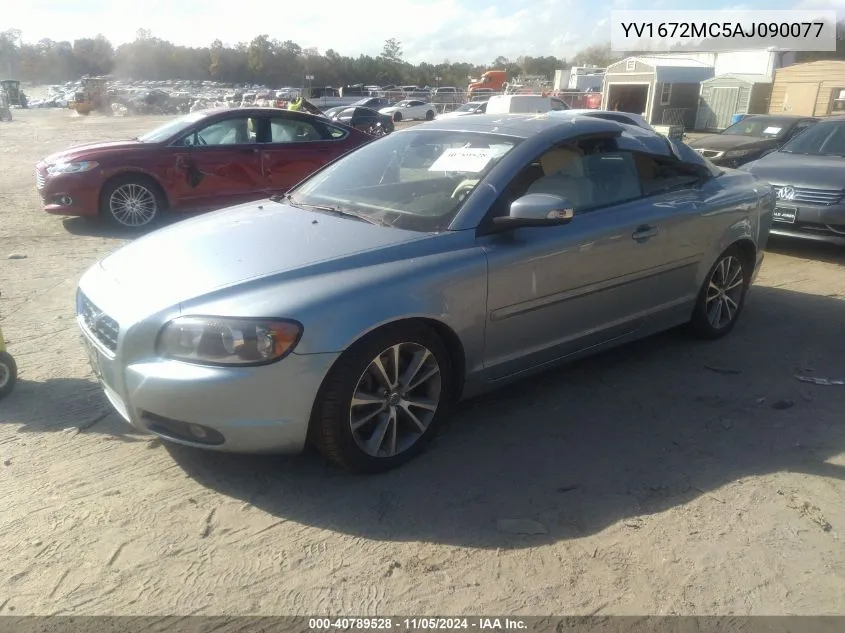 YV1672MC5AJ090077 2010 Volvo C70 T5