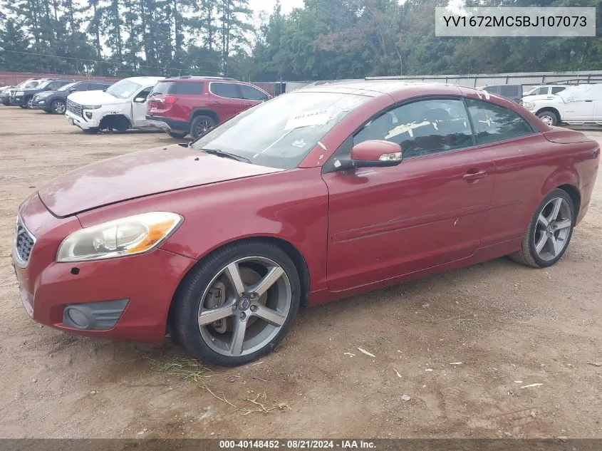 2011 Volvo C70 T5 VIN: YV1672MC5BJ107073 Lot: 40148452