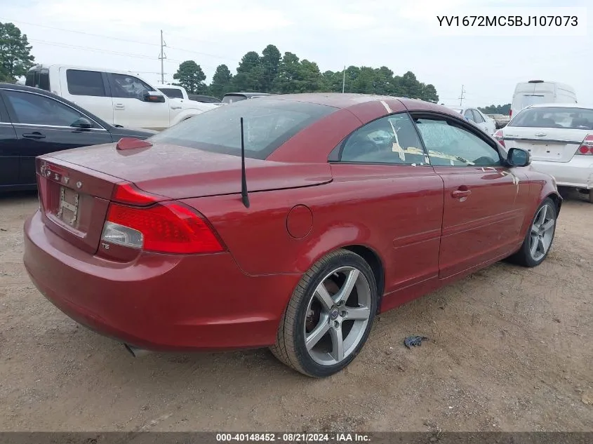 2011 Volvo C70 T5 VIN: YV1672MC5BJ107073 Lot: 40148452