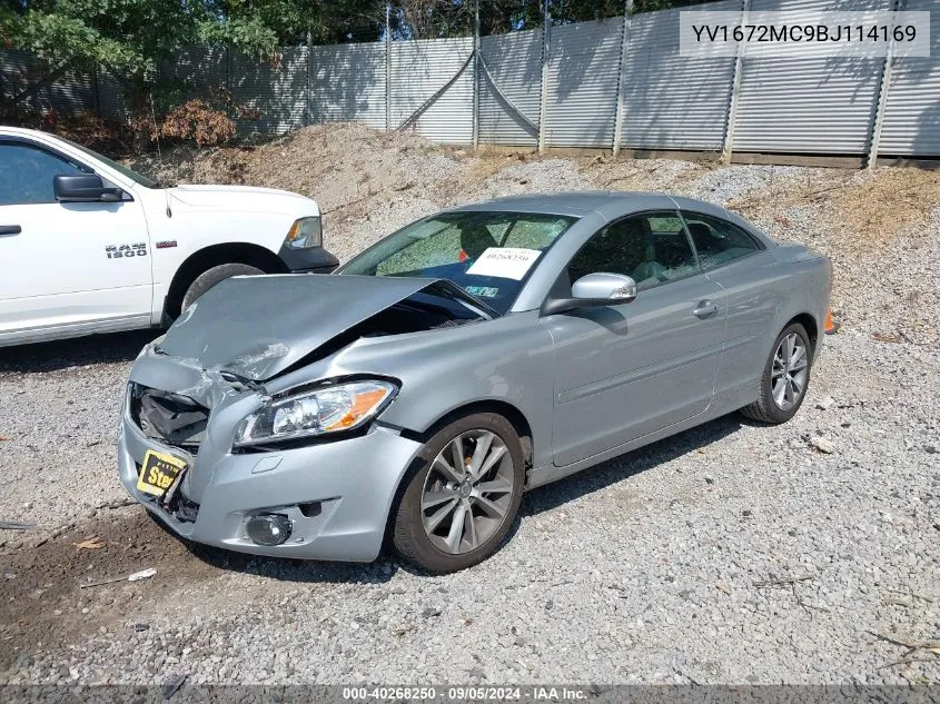 2011 Volvo C70 T5 VIN: YV1672MC9BJ114169 Lot: 40268250