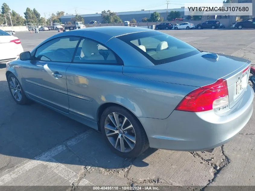 2011 Volvo C70 T5 VIN: YV1672MC4BJ107680 Lot: 40495110