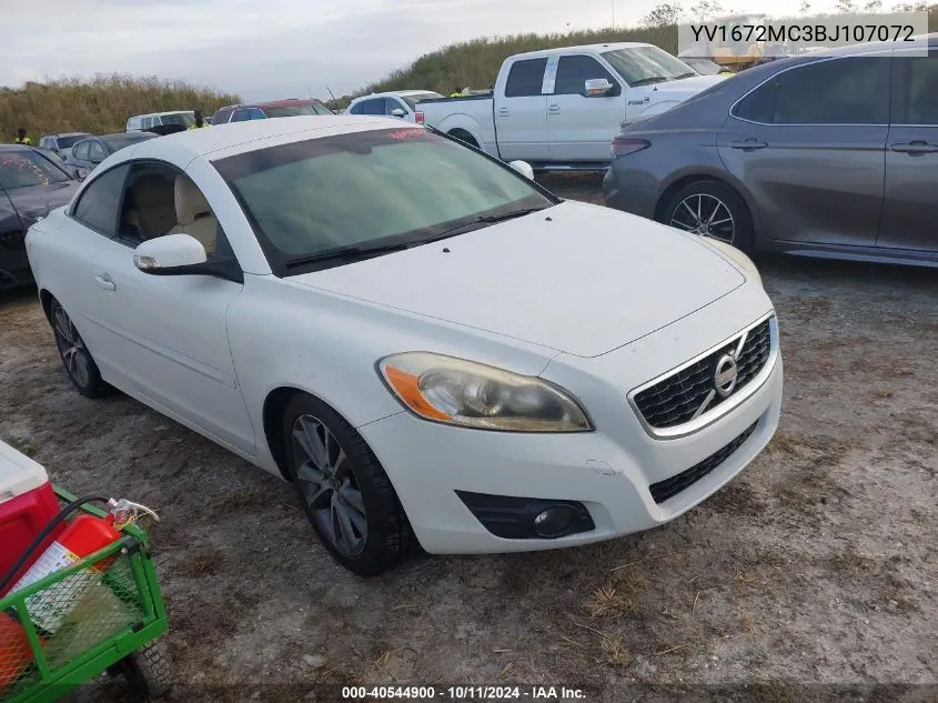 2011 Volvo C70 T5 VIN: YV1672MC3BJ107072 Lot: 40544900