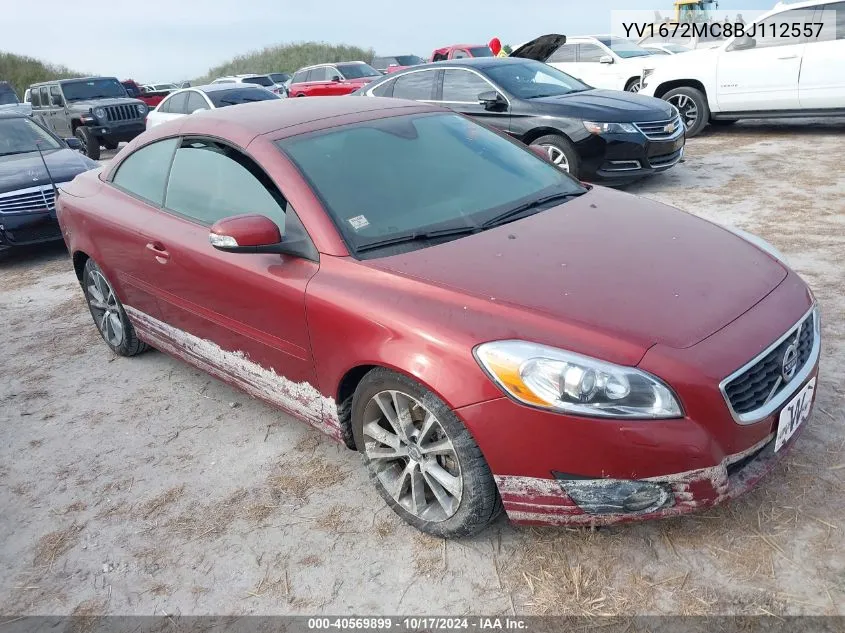 2011 Volvo C70 T5 VIN: YV1672MC8BJ112557 Lot: 40569899