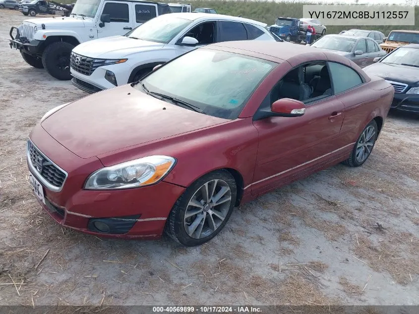 2011 Volvo C70 T5 VIN: YV1672MC8BJ112557 Lot: 40569899