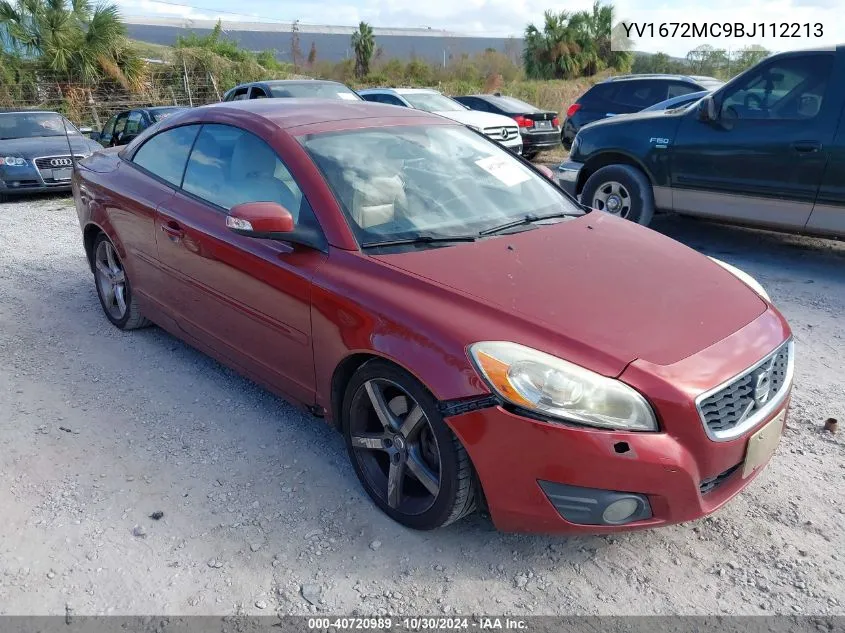 2011 Volvo C70 T5 VIN: YV1672MC9BJ112213 Lot: 40720989