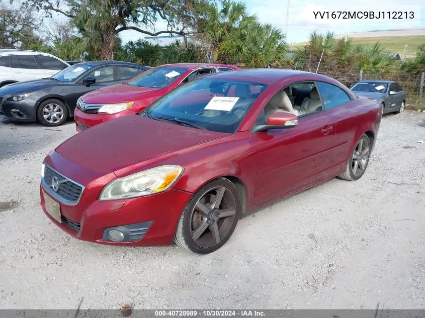 2011 Volvo C70 T5 VIN: YV1672MC9BJ112213 Lot: 40720989