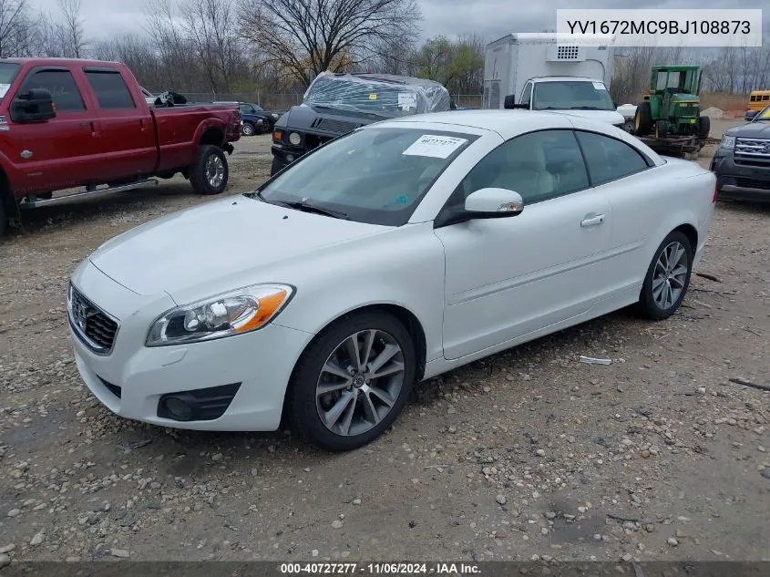 2011 Volvo C70 T5 VIN: YV1672MC9BJ108873 Lot: 40727277