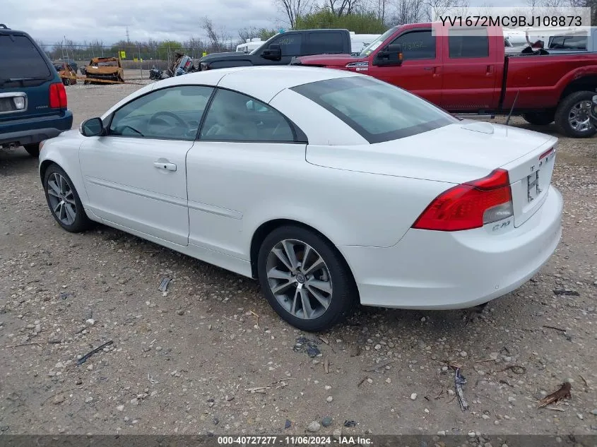 2011 Volvo C70 T5 VIN: YV1672MC9BJ108873 Lot: 40727277