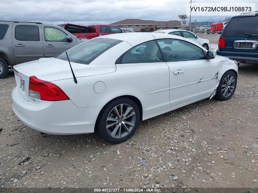 2011 Volvo C70 T5 VIN: YV1672MC9BJ108873 Lot: 40727277