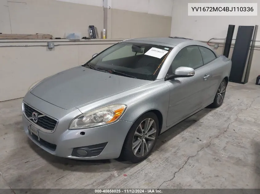 2011 Volvo C70 T5 VIN: YV1672MC4BJ110336 Lot: 40858025