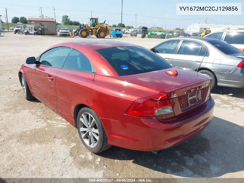 YV1672MC2CJ129856 2012 Volvo C70 T5/T5 Platinum/T5 Premier Plus