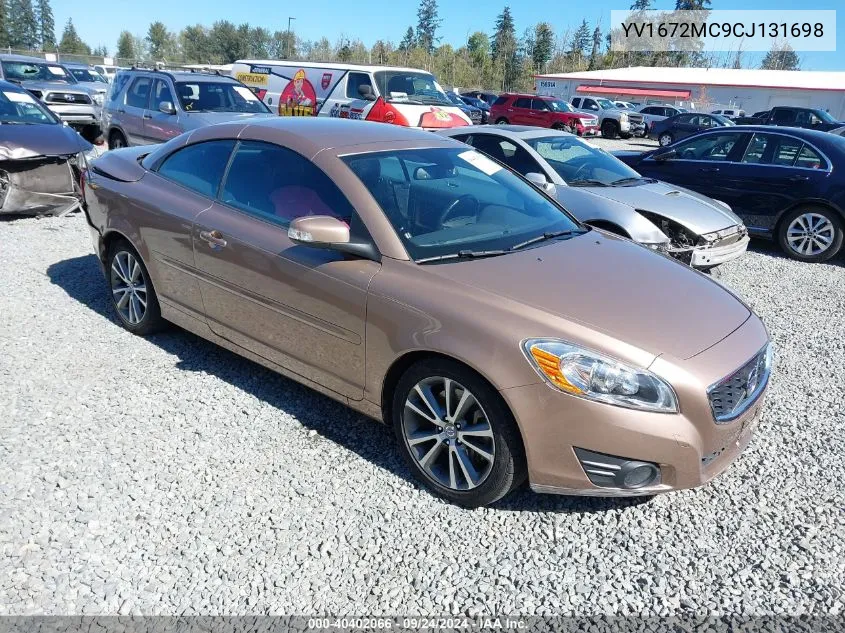 2012 Volvo C70 T5/T5 Platinum/T5 Premier Plus VIN: YV1672MC9CJ131698 Lot: 40402066