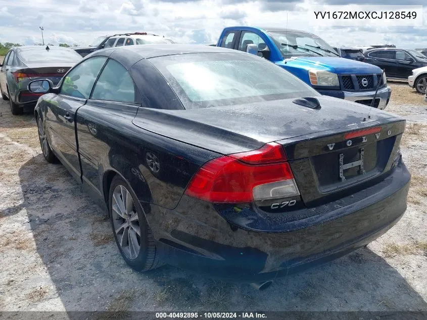 YV1672MCXCJ128549 2012 Volvo C70 T5/T5 Platinum/T5 Premier Plus