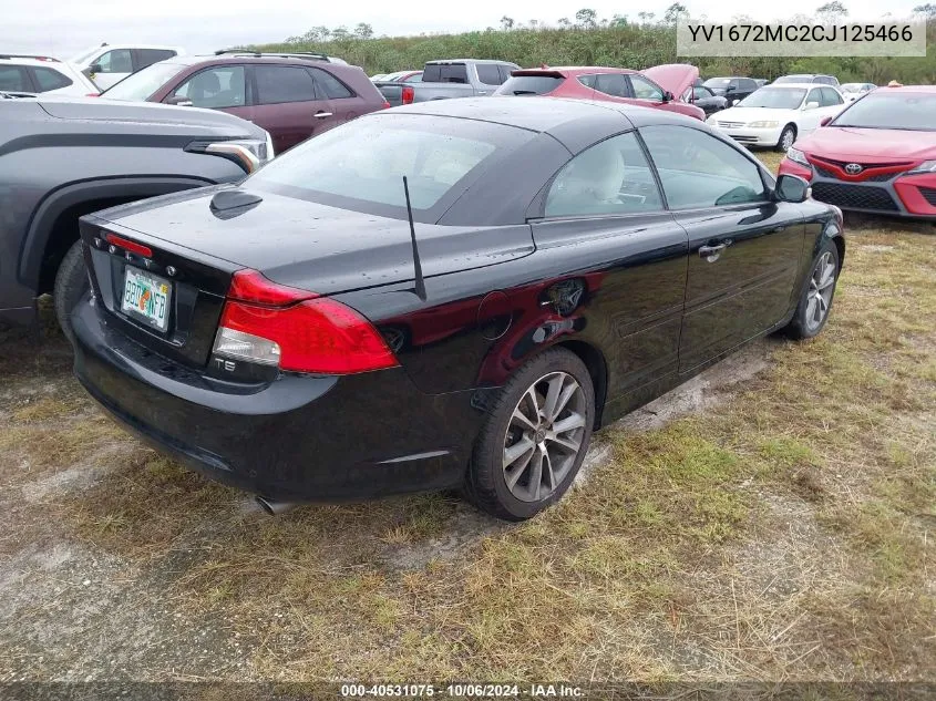 2012 Volvo C70 T5 VIN: YV1672MC2CJ125466 Lot: 40531075