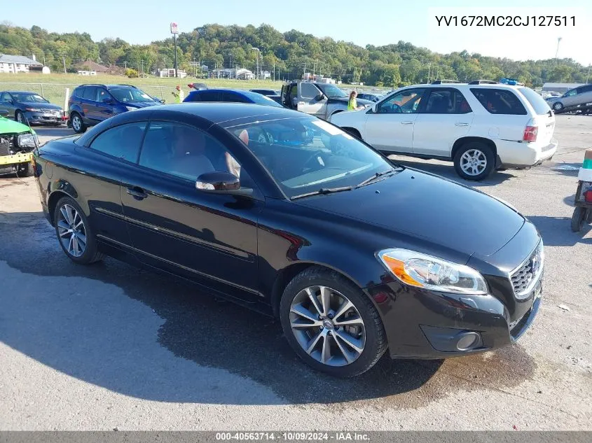 2012 Volvo C70 T5 VIN: YV1672MC2CJ127511 Lot: 40563714