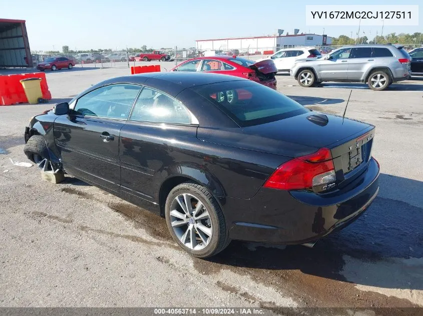 2012 Volvo C70 T5 VIN: YV1672MC2CJ127511 Lot: 40563714