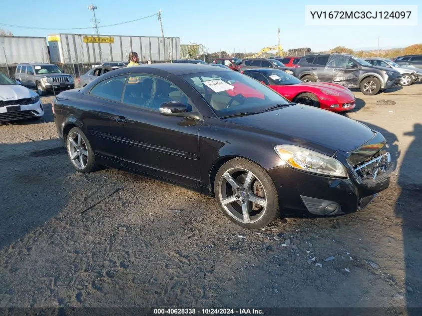 2012 Volvo C70 T5 VIN: YV1672MC3CJ124097 Lot: 40628338